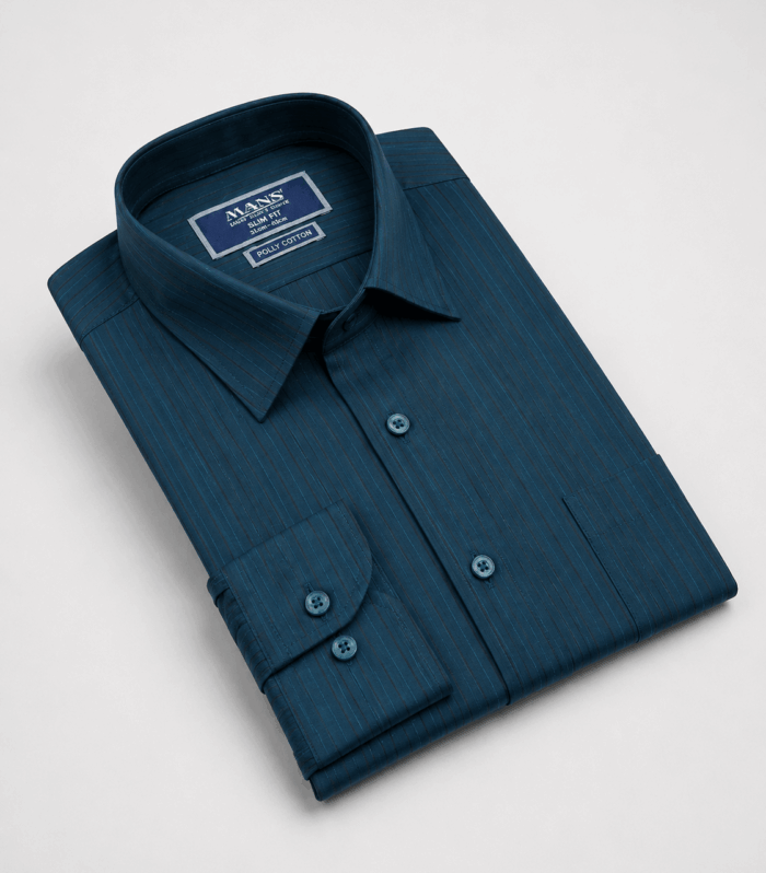 Mans Smart Casual Prints Slim Fit Short Sleeve